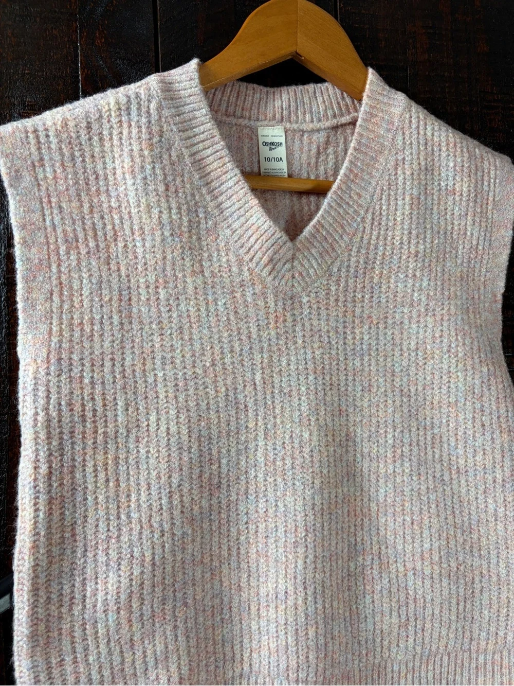 Girls Sweater and Skirt Set Pink Knit Size 10/10a